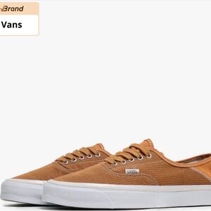 Vans Men's Brown Canvas Sneakers